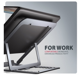 AXAGON STND-LAG stand for laptops and tablets | Adjustable Height, Angle | 10-17.3 " | Maximum weight (capacity) 20 kg | Grey