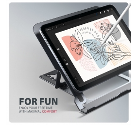 AXAGON STND-LAG stand for laptops and tablets | Adjustable Height, Angle | 10-17.3 " | Maximum weight (capacity) 20 kg | Grey