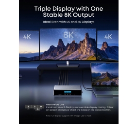 Anker Prime Docking Station (14-in-1, Triple Display, DisplayLink) | A83B33A1
