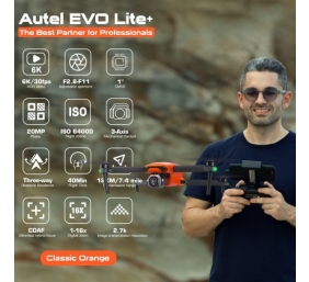 Ecost prekė po grąžinimo Drone Autel EVO Lite+ Standard Orange CMOS 120 MP