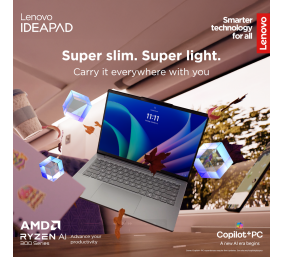 Lenovo IdeaPad Slim 5 14ARP10 | Luna Grey | 14 " | OLED | WUXGA | 1920 x 1200 pixels | Glossy | AMD Ryzen 7 | 7735HS | 16 (2x8GB) GB | SODIMM DDR5 | Solid-state drive capacity 1000 GB | AMD Radeon 680M Graphics | Windows 11 Home | 802.11ax | Bluetooth ver