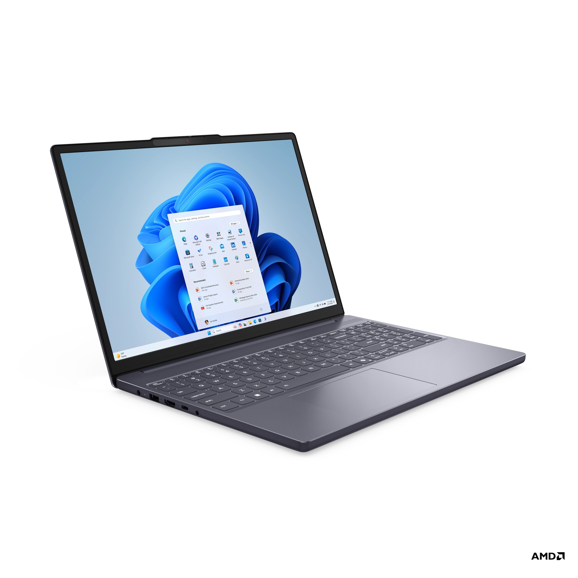 Lenovo IdeaPad Slim 3 15AMN8 | Arctic Grey | 15.6 " | TN | FHD | 1920 x 1080 pixels | Anti-glare | AMD Ryzen 3 | 7320U | 16 GB | Soldered LPDDR5 | Solid-state drive capacity 512 GB | AMD Radeon 610M Graphics | Windows 11 Home | 802.11ax | Bluetooth versio