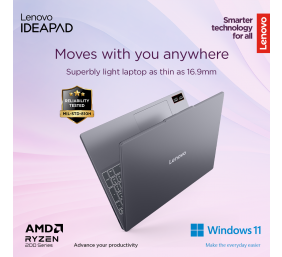 Lenovo IdeaPad Slim 3 15AMN8 | Arctic Grey | 15.6 " | TN | FHD | 1920 x 1080 pixels | Anti-glare | AMD Ryzen 3 | 7320U | 16 GB | Soldered LPDDR5 | Solid-state drive capacity 512 GB | AMD Radeon 610M Graphics | Windows 11 Home | 802.11ax | Bluetooth versio