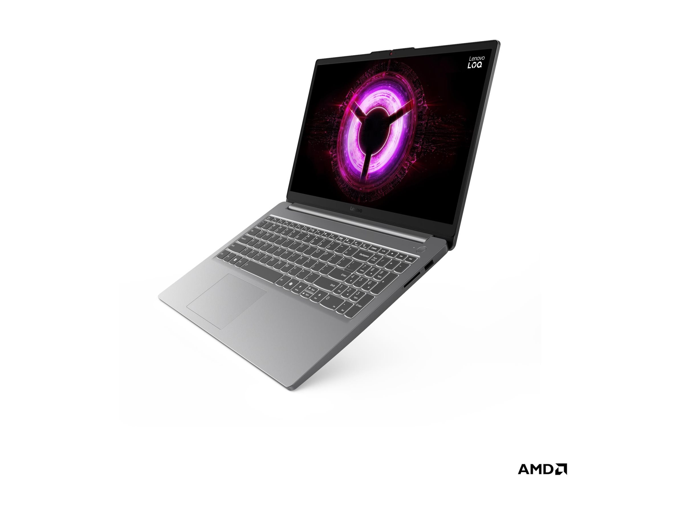 Lenovo LOQ 15ARP10E | Luna Grey | 15.6 " | IPS | FHD | 1920 x 1080 pixels | Anti-glare | AMD Ryzen 7 | 7735HS | 16 GB | SO-DIMM DDR5 | Solid-state drive capacity 512 GB | NVIDIA GeForce RTX 4050 | GDDR6 | 6 GB | Windows 11 Home | 802.11ax | Bluetooth vers