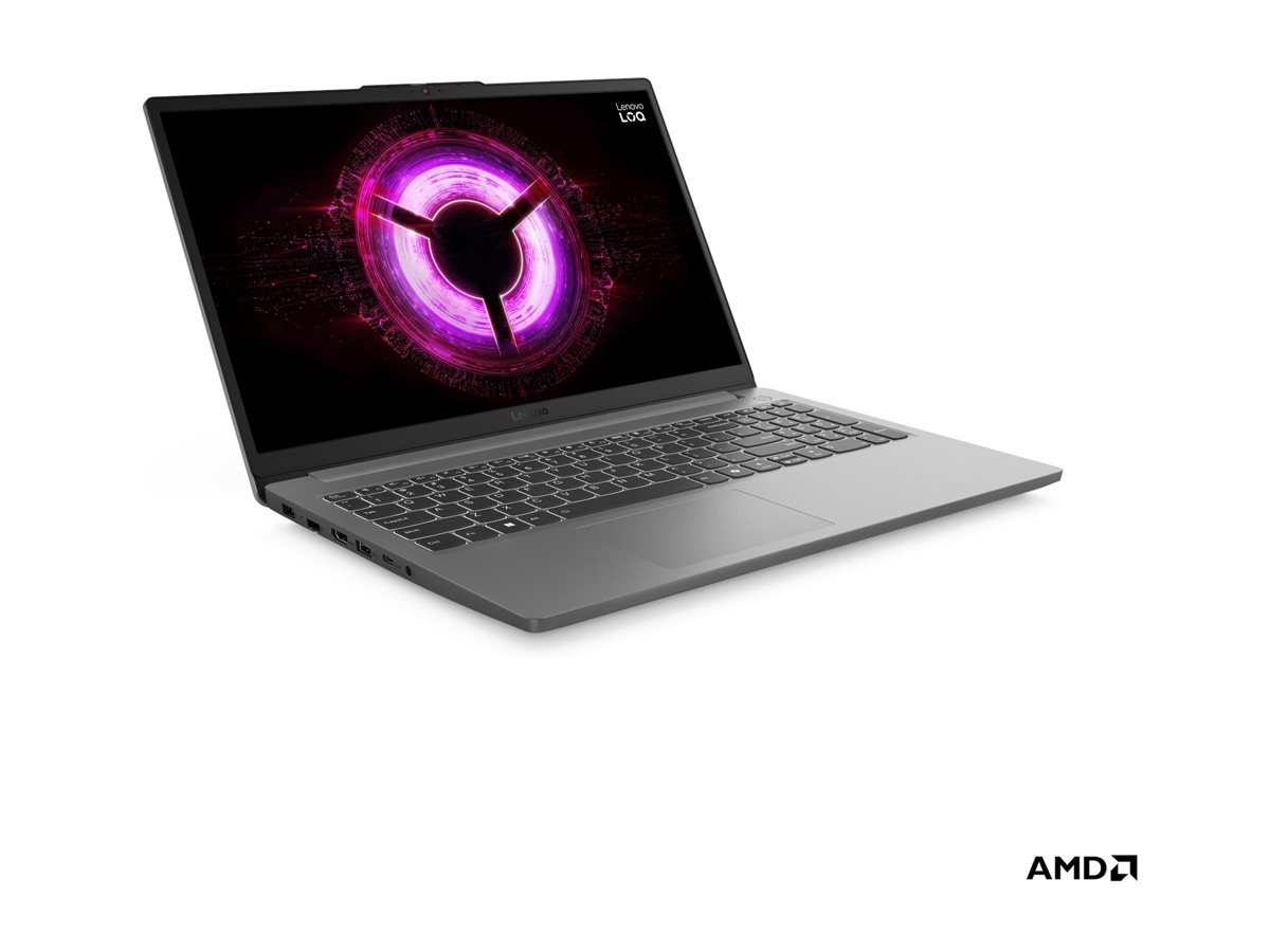 Lenovo LOQ 15ARP10E | Luna Grey | 15.6 " | IPS | FHD | 1920 x 1080 pixels | Anti-glare | AMD Ryzen 7 | 7735HS | 16 GB | SO-DIMM DDR5 | Solid-state drive capacity 512 GB | NVIDIA GeForce RTX 4050 | GDDR6 | 6 GB | Windows 11 Home | 802.11ax | Bluetooth vers