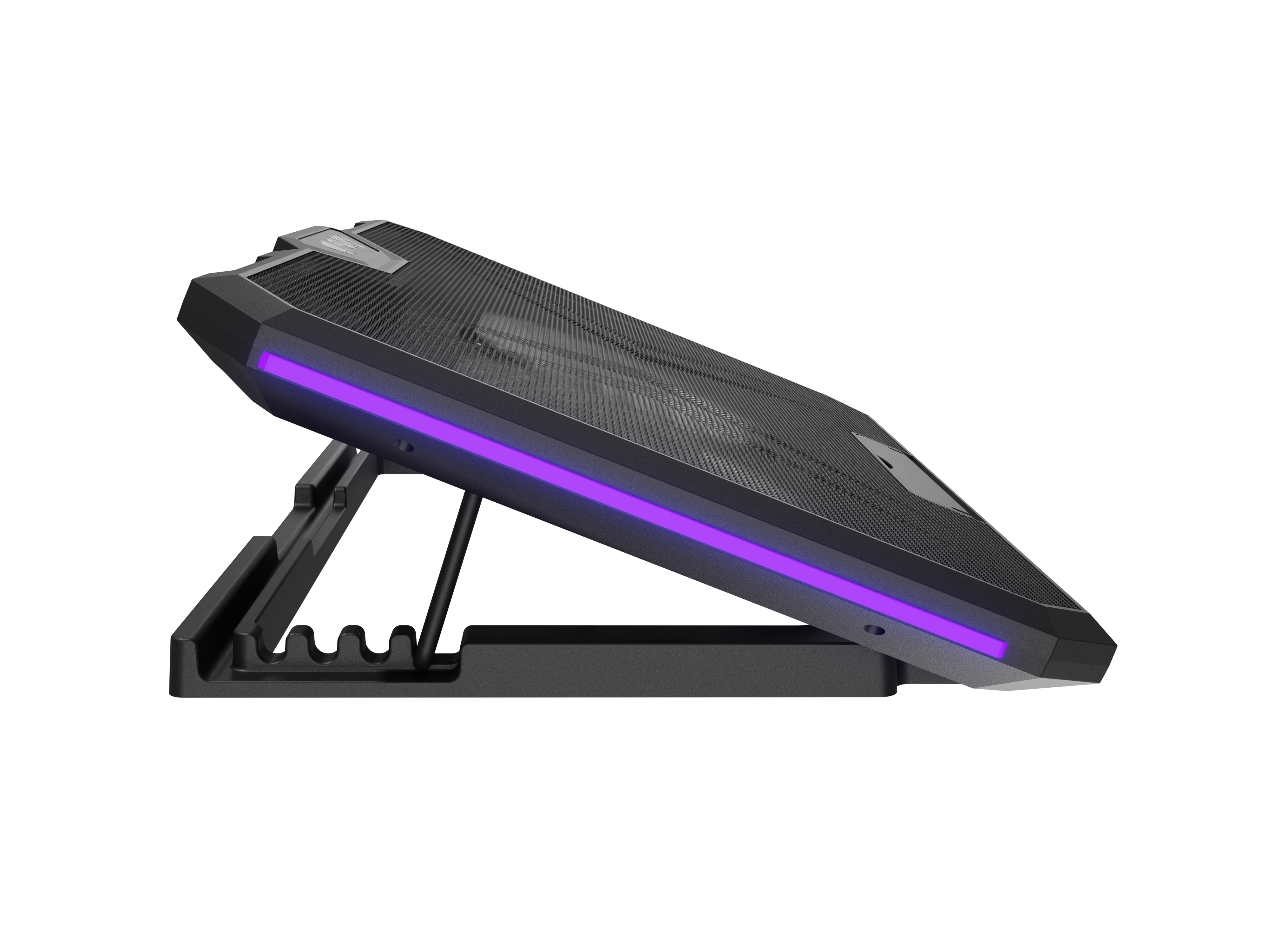 Fury Laptop Cooler Cooling Pad Fury Gunbai G3 Fans, RGB LED Light, 2 USB, 14.1-17.3"