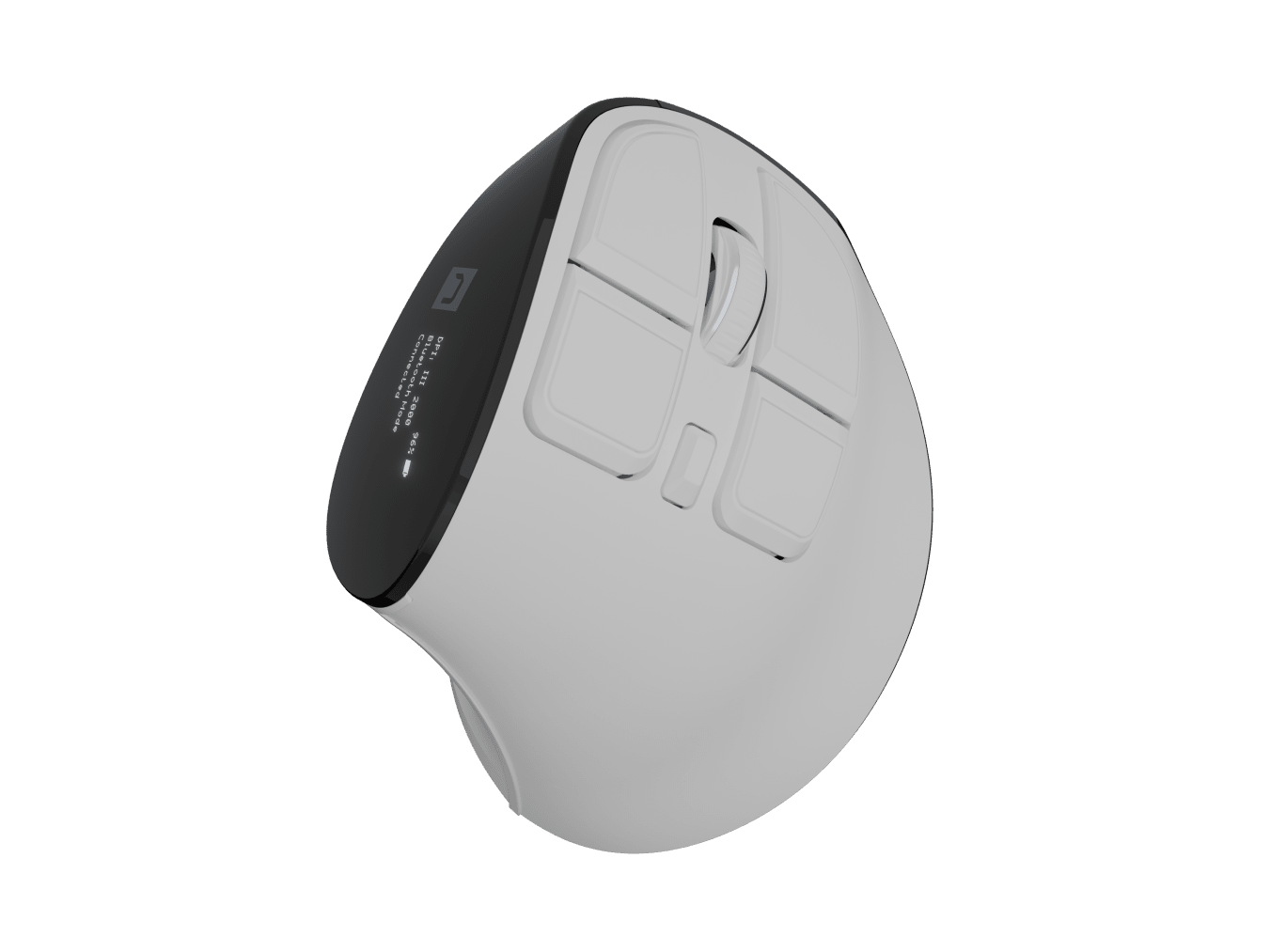 Natec Mouse | Euphonie Pro | Wireless | 2.4 GHz, Bluetooth | White
