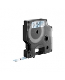 Dymo 40910 (S0720670) D1 Etikečių juostelė 9mm x 7m, Black on Clear