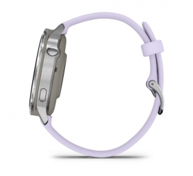 Garmin Venu 4 Išmanusis laikrodis 41 mm Silver / Periwinkle Silicone Band