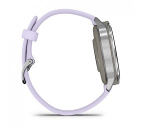 Garmin Venu 4 Išmanusis laikrodis 41 mm Silver / Periwinkle Silicone Band
