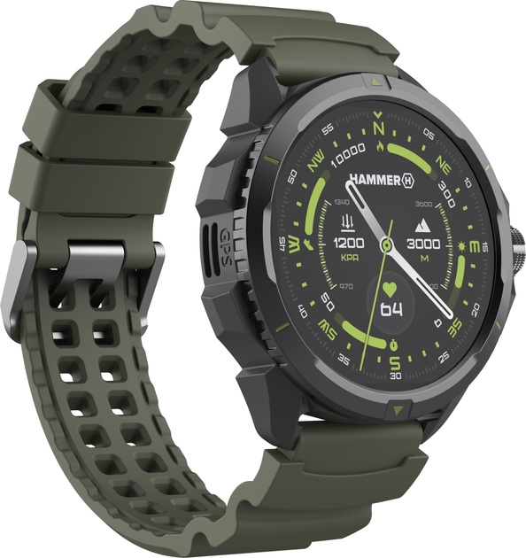 Hammer Watch 2 | Smart watch | AMOLED | 1.5” | Military Edition