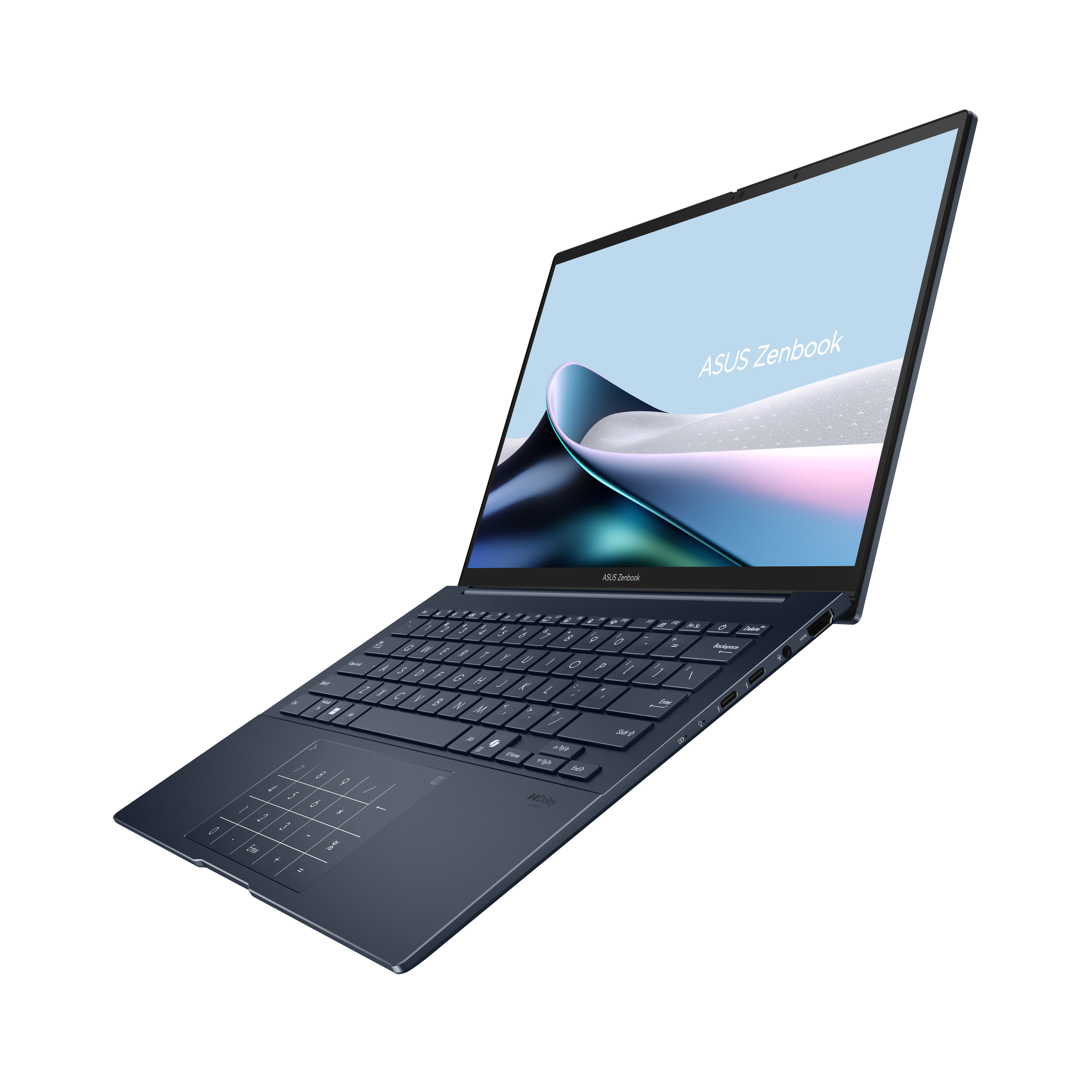Asus Zenbook 14 UX3405CA-SU1294W | Ponder Blue | 14 " | OLED | Touchscreen | 3K | 2880 x 1800 pixels | Glossy | Intel Core Ultra 7 | 255H | 32 GB | LPDDR5X | Solid-state drive capacity 1000 GB | Intel Arc Graphics | Windows 11 Home | 802.11be | Bluetooth 