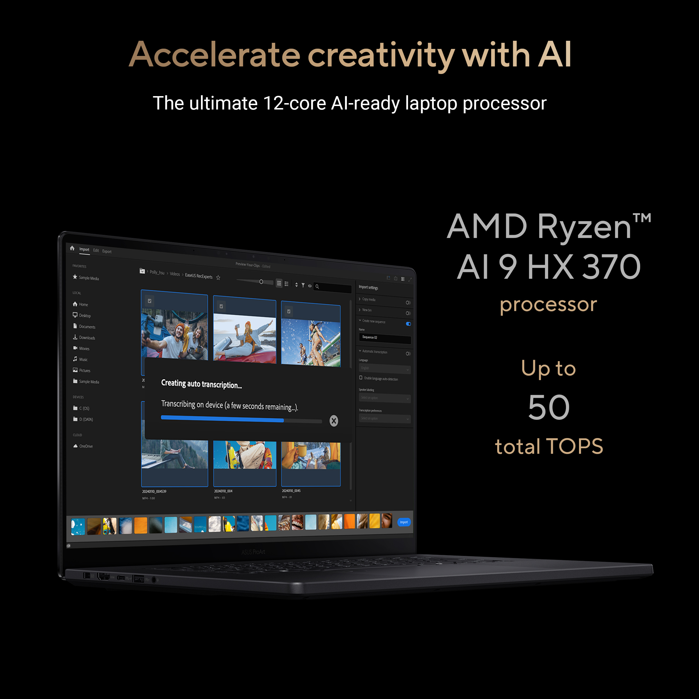 Asus ProArt P16 H7606WP-SR231X | Nano Black | 16 " | OLED | Touchscreen | 3K | 2880 x 1800 pixels | 120 Hz | Glossy | AMD Ryzen AI 9 | HX 370 | 64 GB | LPDDR5X | Solid-state drive capacity 2000 GB | NVIDIA GeForce RTX 5070 | GDDR7 | 8 GB | Windows 11 Pro 