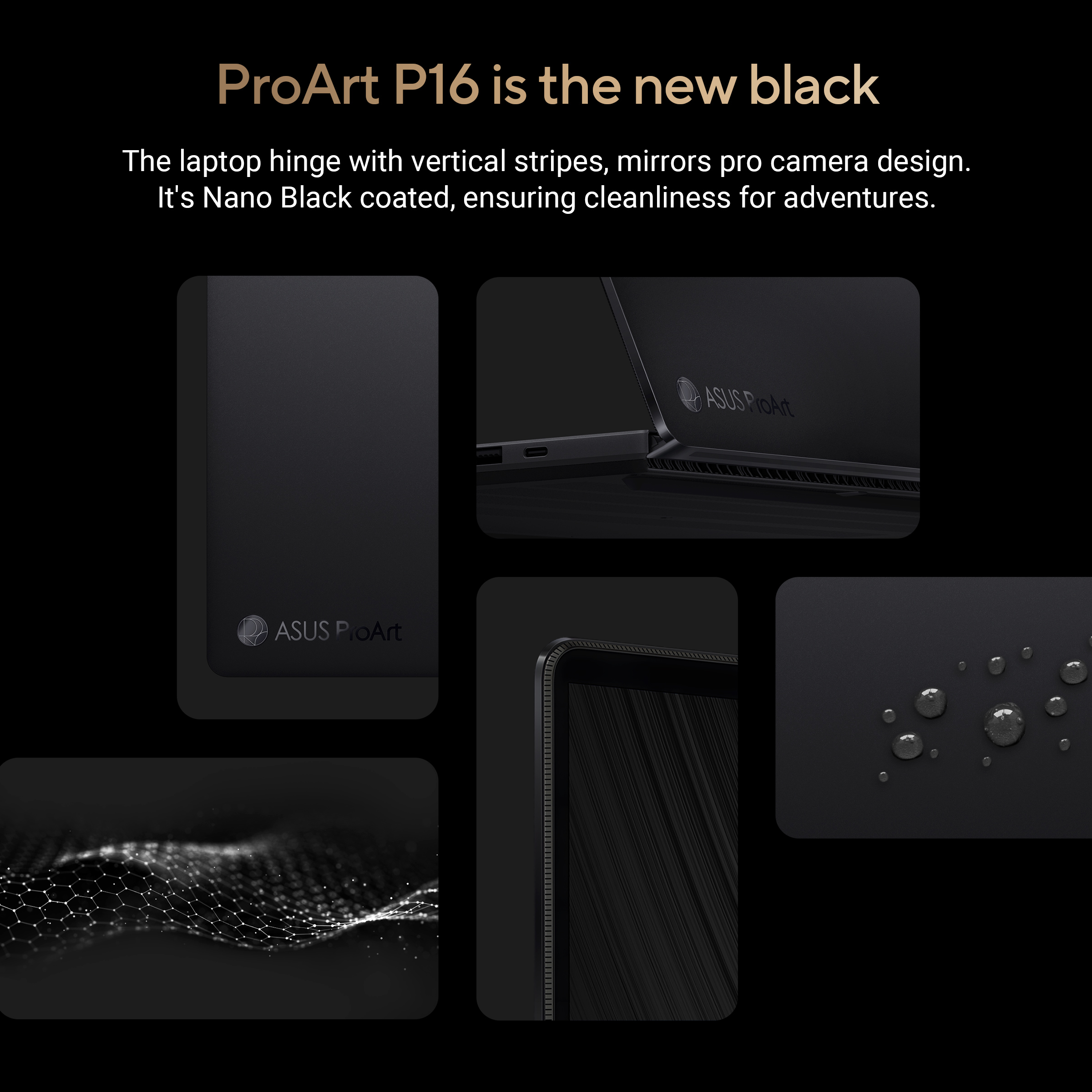 Asus ProArt P16 H7606WP-SR231X | Nano Black | 16 " | OLED | Touchscreen | 3K | 2880 x 1800 pixels | 120 Hz | Glossy | AMD Ryzen AI 9 | HX 370 | 64 GB | LPDDR5X | Solid-state drive capacity 2000 GB | NVIDIA GeForce RTX 5070 | GDDR7 | 8 GB | Windows 11 Pro 