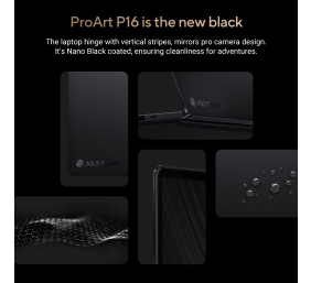 Asus ProArt P16 H7606WP-SR231X | Nano Black | 16 " | OLED | Touchscreen | 3K | 2880 x 1800 pixels | 120 Hz | Glossy | AMD Ryzen AI 9 | HX 370 | 64 GB | LPDDR5X | Solid-state drive capacity 2000 GB | NVIDIA GeForce RTX 5070 | GDDR7 | 8 GB | Windows 11 Pro 