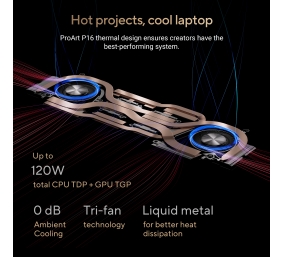 Asus ProArt P16 H7606WP-SR231X | Nano Black | 16 " | OLED | Touchscreen | 3K | 2880 x 1800 pixels | 120 Hz | Glossy | AMD Ryzen AI 9 | HX 370 | 64 GB | LPDDR5X | Solid-state drive capacity 2000 GB | NVIDIA GeForce RTX 5070 | GDDR7 | 8 GB | Windows 11 Pro 