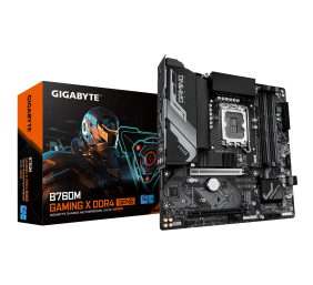 Gigabyte B760M GAMING X DDR4 GEN5 | Processor family Intel | Processor socket LGA1700 | DDR4 | Supported hard disk drive interfaces M.2, SATA | Number of SATA connectors 4