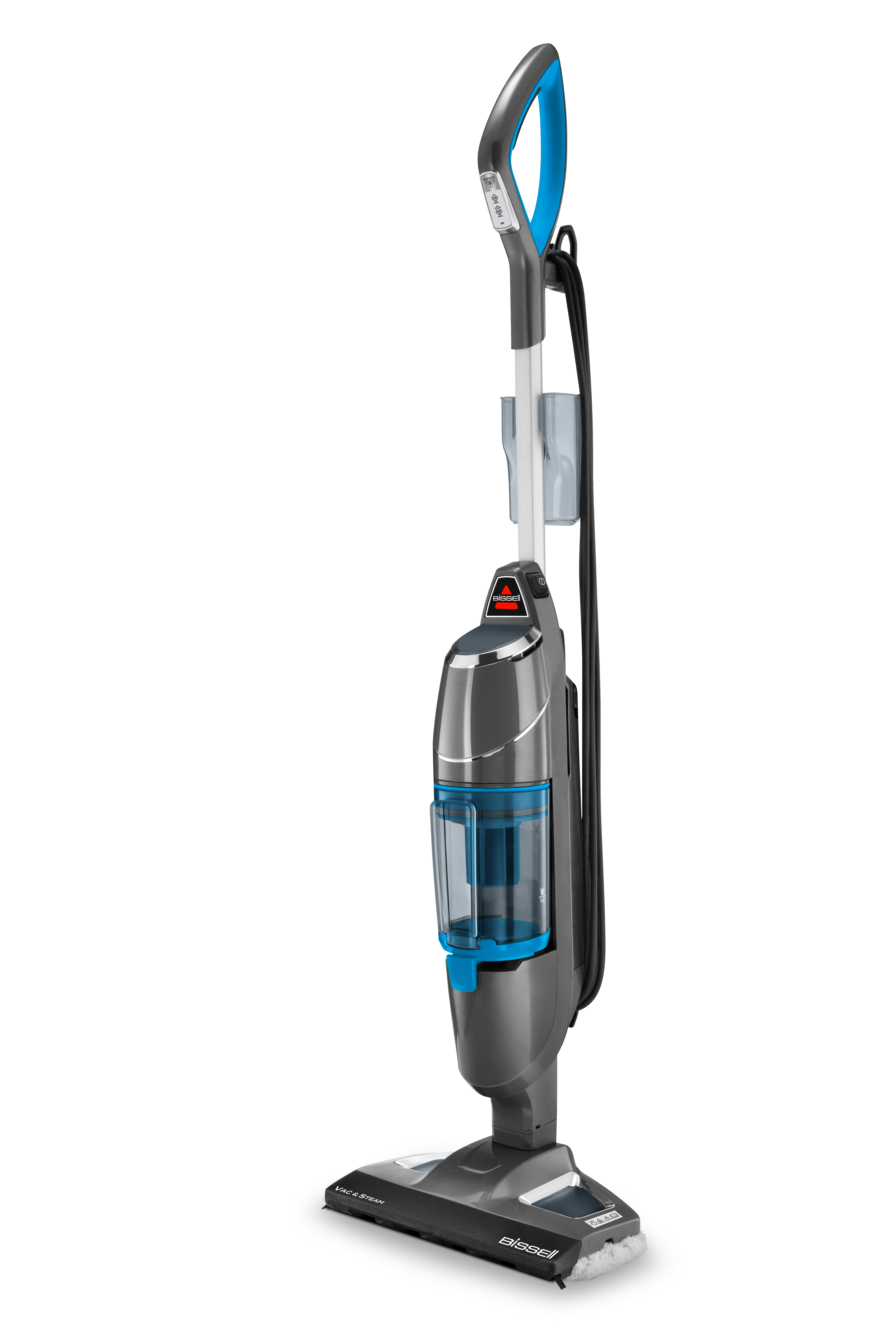 Bissell All-in-one Vacuum and Steam Mop | Vac & Steam | Power 1600 W | Water tank capacity 0.4 L | Titanium/Bossanova Blue