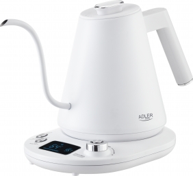 Adler | Kettle | AD 1349w | Electric | 1100 W | 1 L | Stainless Steel | 360° rotational base | White