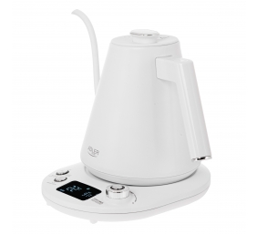 Adler | Kettle | AD 1349w | Electric | 1100 W | 1 L | Stainless Steel | 360° rotational base | White