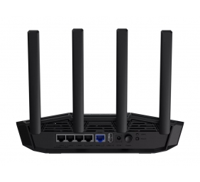 Dual-band Gaming Router | TUF-BE3600 | 802.11ax | 10/100/1000 Mbit/s | Ethernet LAN (RJ-45) ports 5 | Mesh Support Yes | MU-MiMO No | No mobile broadband | Antenna type External | 1x USB 3.2 Gen 1
