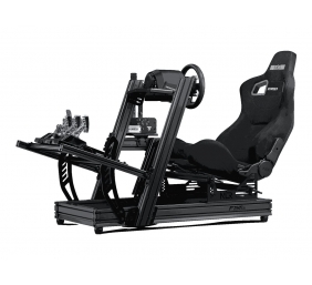 Next Level Racing ERS1 Elite Racing Seat, Leather and Mesh Edition | Black