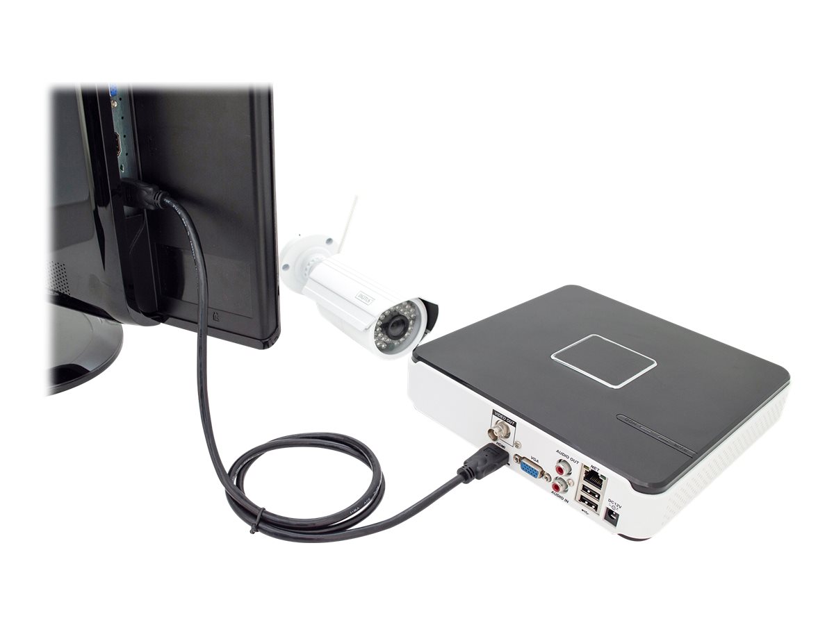 Digitus HDMI High Speed with Ethernet Connection Cable | DB-330123-020-S | 2 m