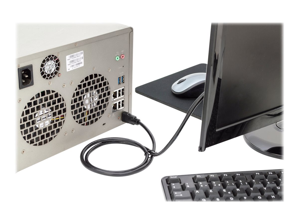 Digitus HDMI High Speed with Ethernet Connection Cable | DB-330123-020-S | 2 m