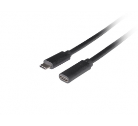Lanberg USB-C M/F 3.1 Cable | CA-USBE-20CC-0005-BK
