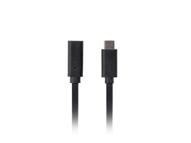 Lanberg USB-C M/F 3.1 Cable | CA-USBE-20CC-0015-BK