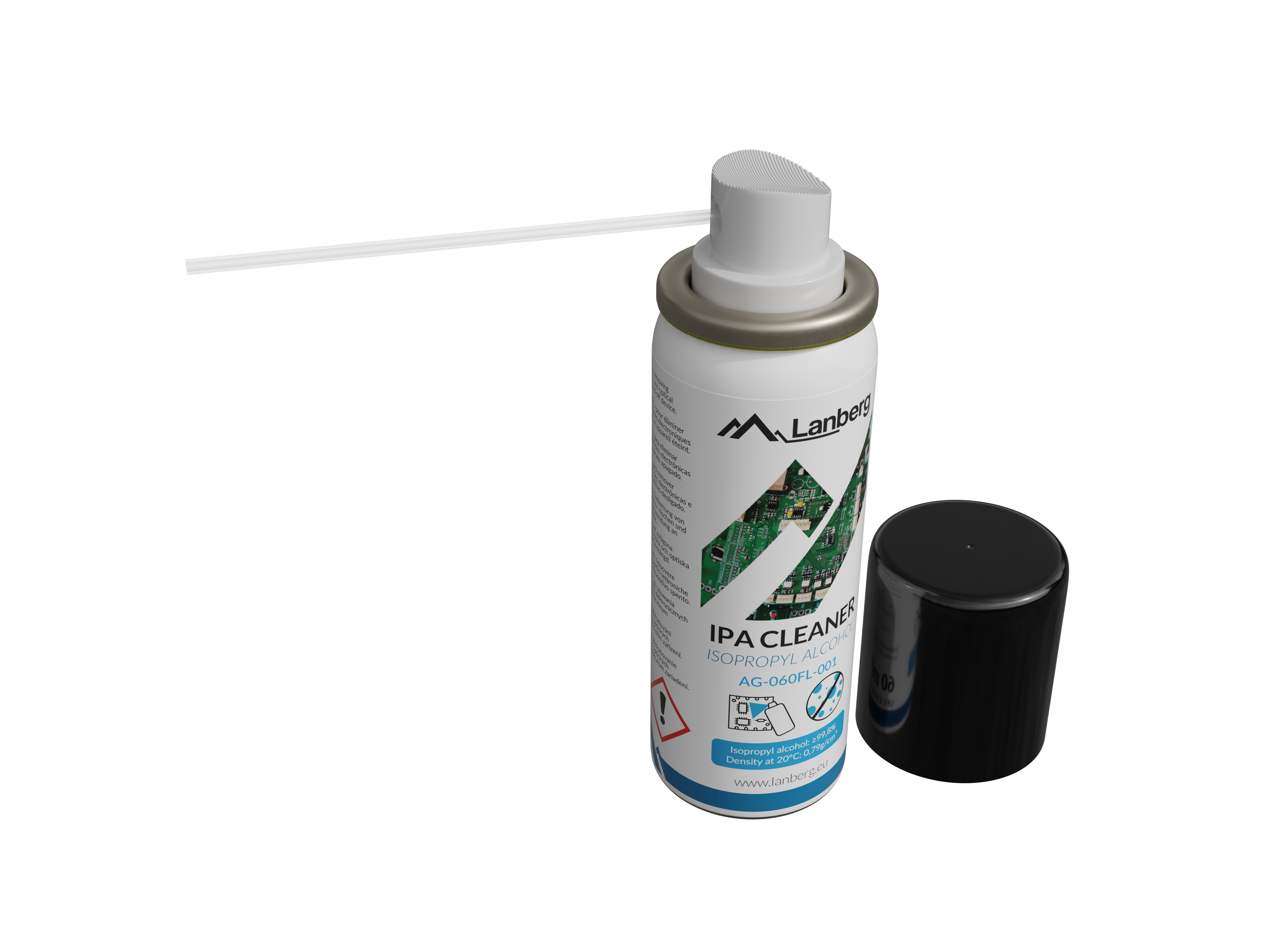 Lanberg Isopropyl Alcohol IPA 99.8% | AG-060FL-001 | 60 ml