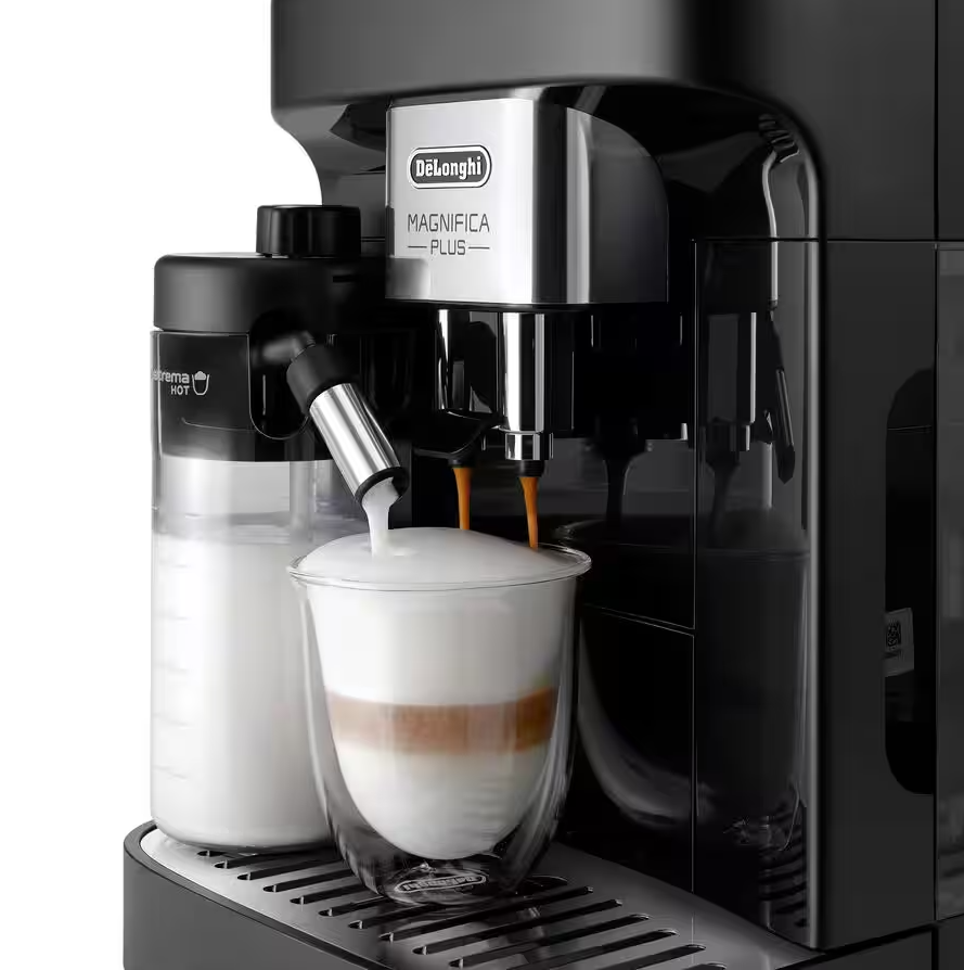 Delonghi Coffee maker | ECAM320.60.B Magnifica Plus | Pump pressure 15 bar | Built-in milk frother | Automatic | 1450 W | Black