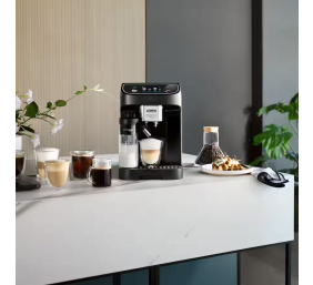 Delonghi Coffee maker | ECAM320.60.B Magnifica Plus | Pump pressure 15 bar | Built-in milk frother | Automatic | 1450 W | Black