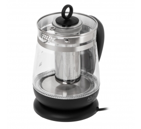 Adler Kettle | AD 1299 | Electric | 2200 W | 1.5 L | Glass | 360° rotational base | Black
