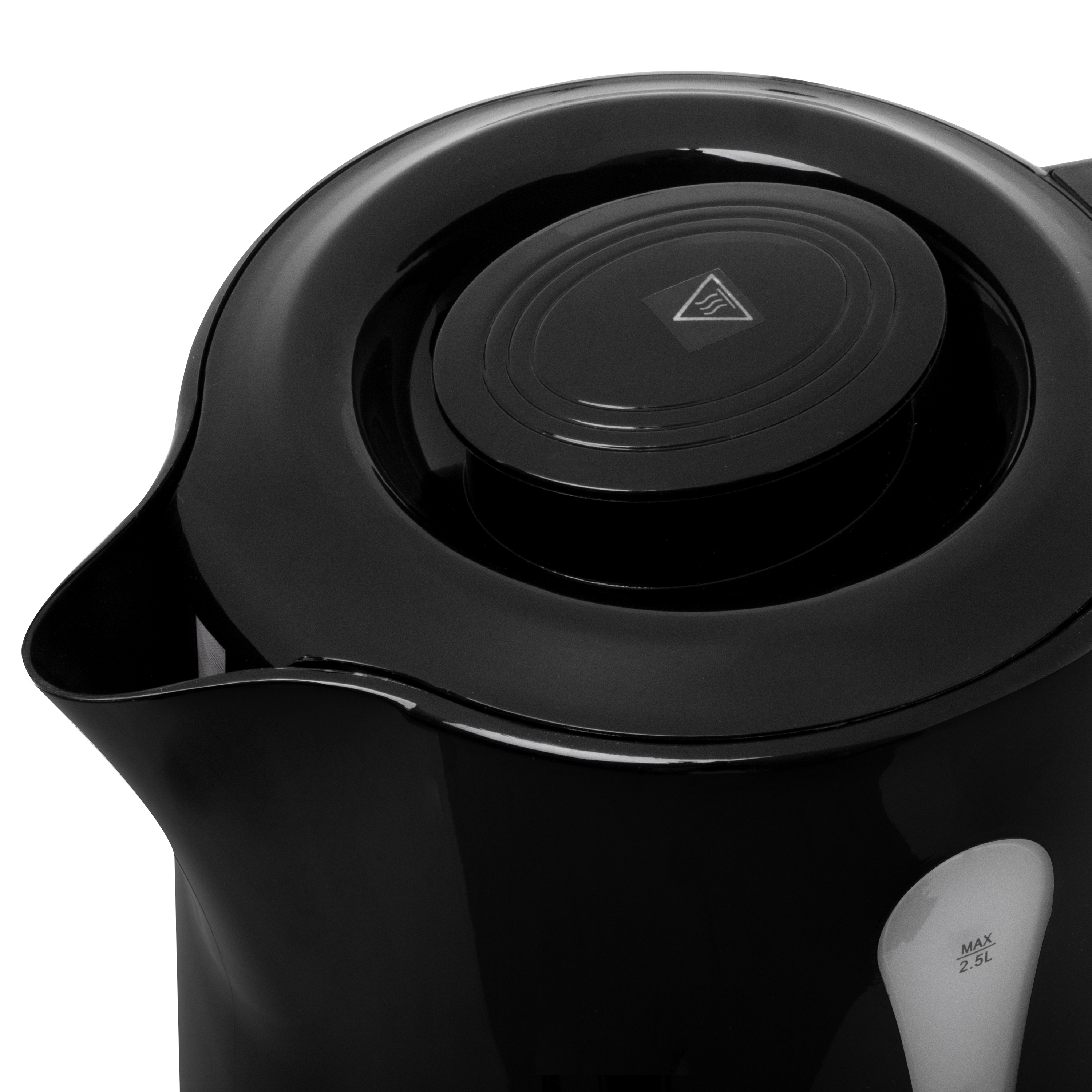 Adler Kettle | AD 1244 | Electric | 1850 W | 2.5 L | Plastic | 360° rotational base | Black