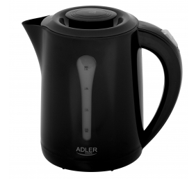 Adler Kettle | AD 1244 | Electric | 1850 W | 2.5 L | Plastic | 360° rotational base | Black