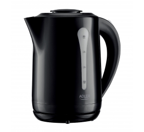 Adler Kettle | AD 1244 | Electric | 1850 W | 2.5 L | Plastic | 360° rotational base | Black