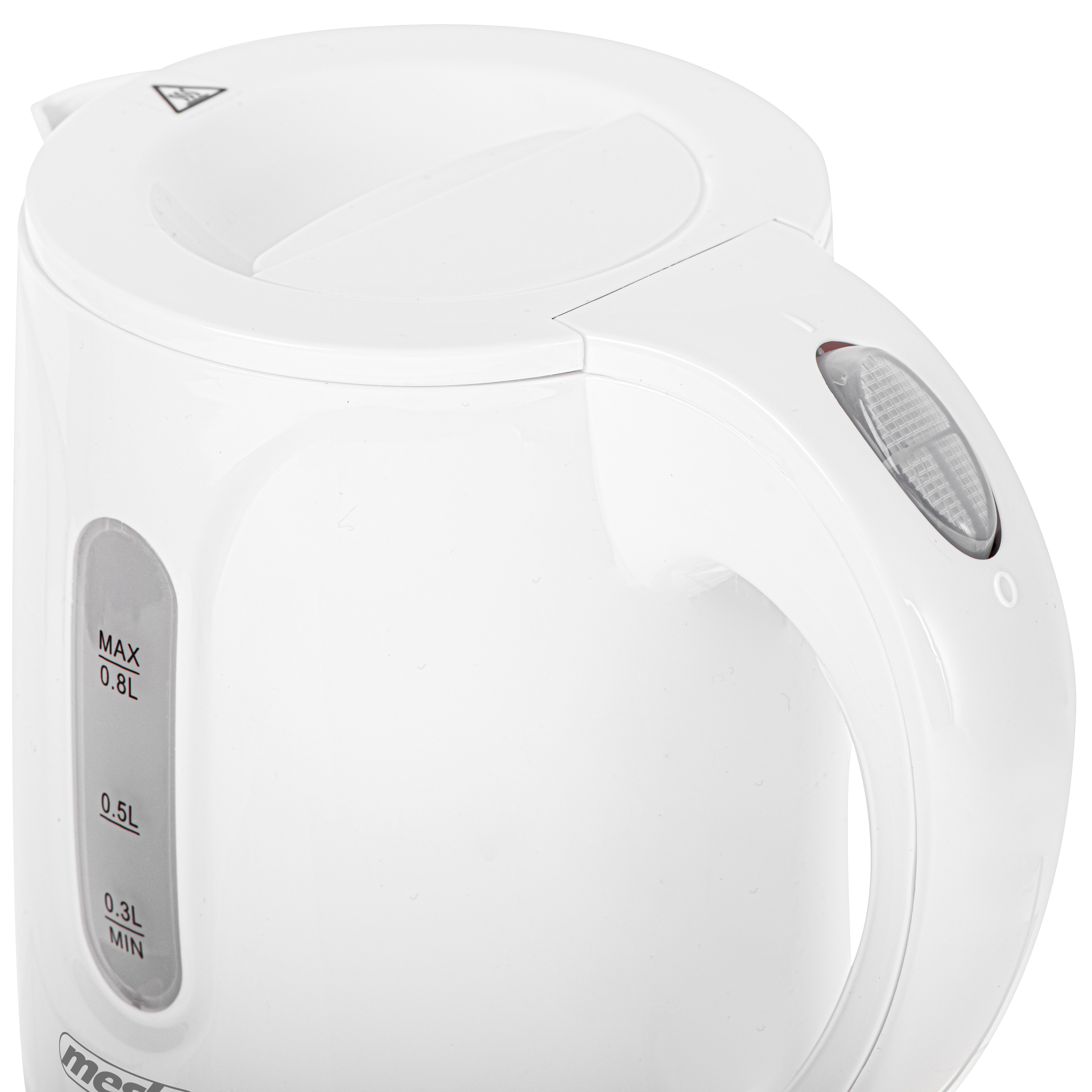 Mesko Kettle | MS 1376 | Electric | 850 W | 0.8 L | Plastic | 360° rotational base | White