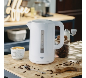 Adler Kettle | AD 1386 | Electric | 1850 W | 2.2 L | Plastic | 360° rotational base | White