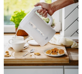 Adler Kettle | AD 1386 | Electric | 1850 W | 2.2 L | Plastic | 360° rotational base | White