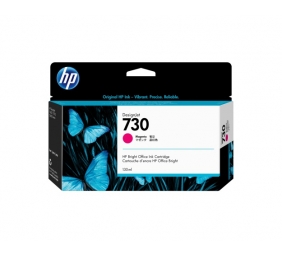 HP 730 (P2V63A) Rašalinė kasetė, Purpurinė (SPEC)