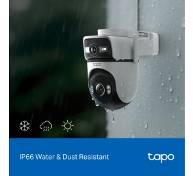 TP-LINK | Dual Lens Security Wi-Fi Camera | Tapo C545D | Dome | 3 MP | 6mm | IP66 | H.264 | MicroSD, up to 512 GB