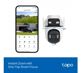 TP-LINK | Dual Lens Security Wi-Fi Camera | Tapo C545D | Dome | 3 MP | 6mm | IP66 | H.264 | MicroSD, up to 512 GB