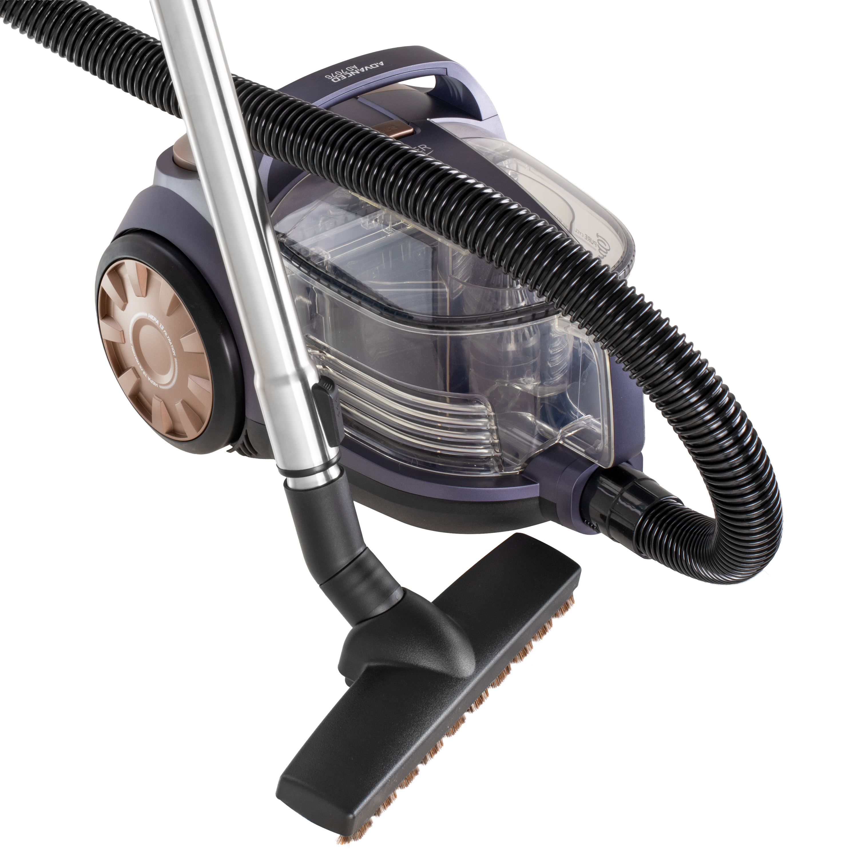 Adler Cyclone Vacuum Cleaner | AD 7076 | Bagless | Power 3000 W | Dust capacity 3.5 L | Violet