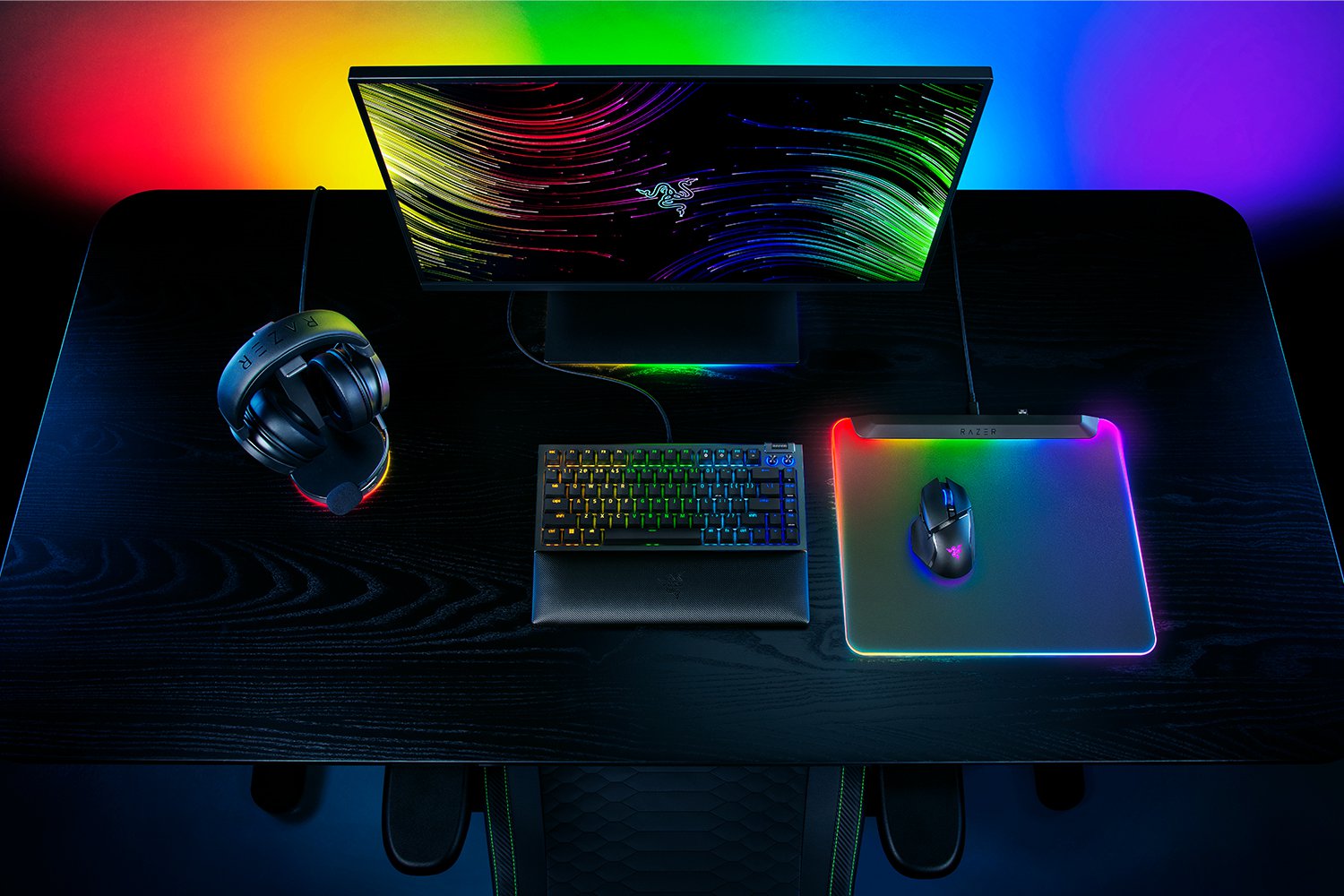 Razer Gaming Mouse Mat | Firefly V2 Pro | Black
