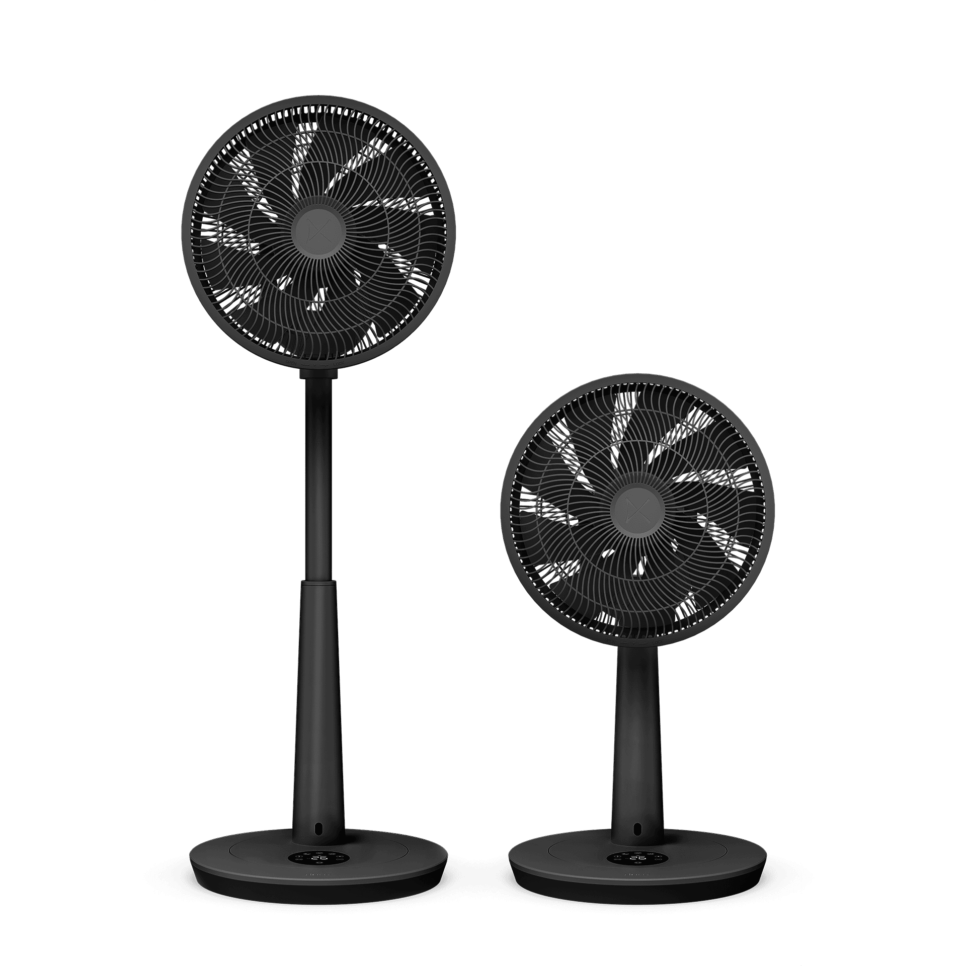 Duux Fan | Whisper 3 | Stand Fan | 19 W | Diameter 34 cm | Number of speeds 26 | Oscillation | Remote control | Black
