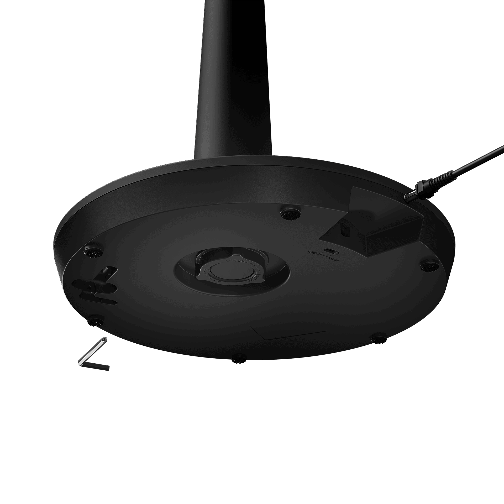 Duux Fan | Whisper 3 | Stand Fan | 19 W | Diameter 34 cm | Number of speeds 26 | Oscillation | Remote control | Black