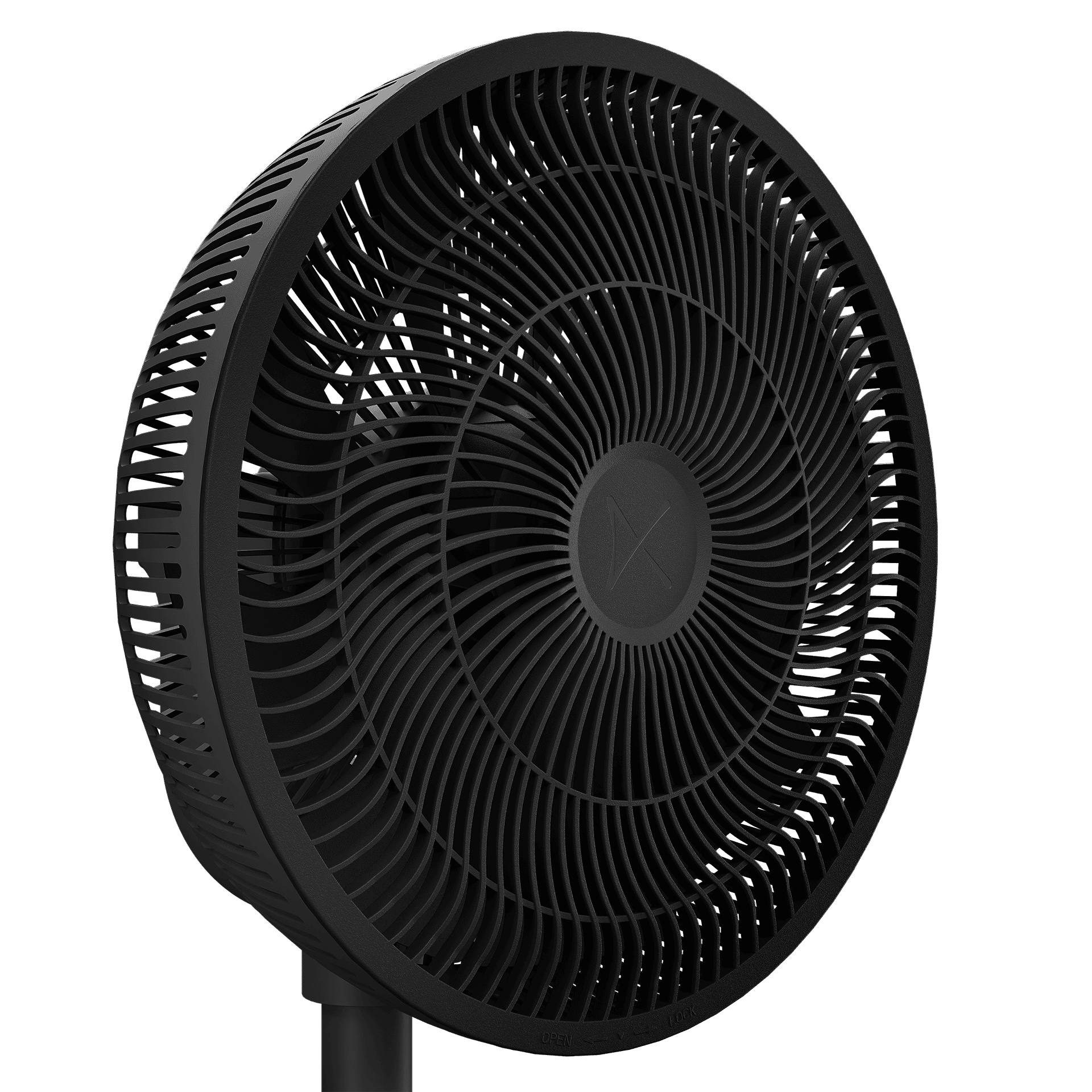 Duux Fan | Whisper 3 | Stand Fan | 19 W | Diameter 34 cm | Number of speeds 26 | Oscillation | Remote control | Black