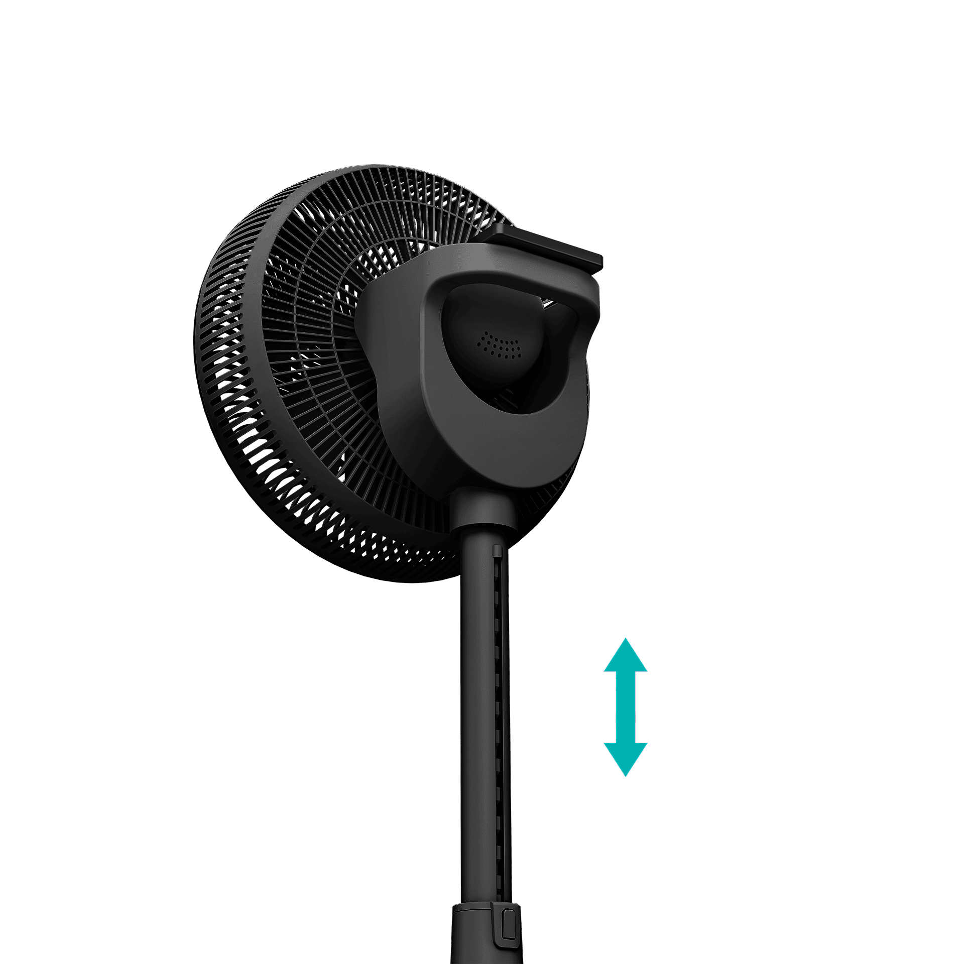 Duux Fan | Whisper 3 | Stand Fan | 19 W | Diameter 34 cm | Number of speeds 26 | Oscillation | Remote control | Black