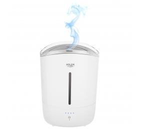 Adler Humidifier | AD 7971 | 30 W | Water tank capacity 5 L | Ultrasonic | Humidification capacity 100-250 ml/hr | White